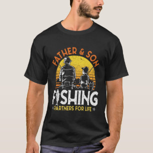 Fisher Dad And Son Fishing Pners Father'S Day T-Shirt