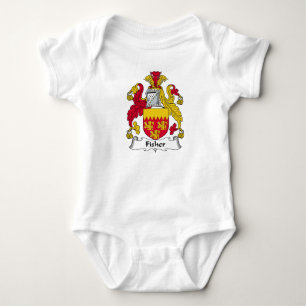 Fisher Family Crest Baby Bodysuit