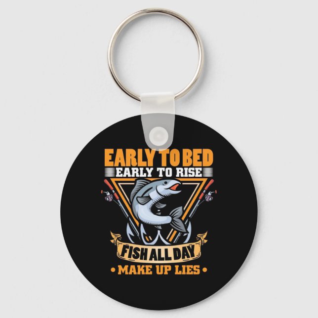 Fisher Fish All Day Key Ring (Front)