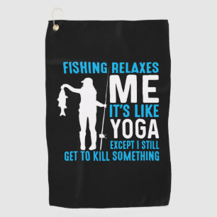 Fisher Fishing Relax Me Golf Towel