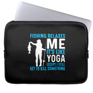 Fisher Fishing Relax Me Laptop Sleeve