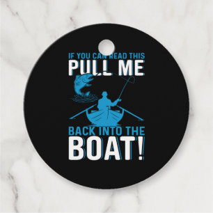 Fisher Gift Back Into The Boat Favour Tags