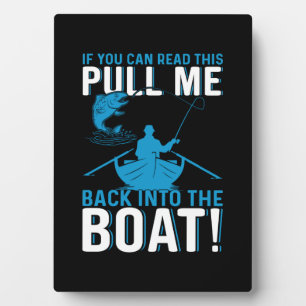 Fisher Gift Back Into The Boat Plaque