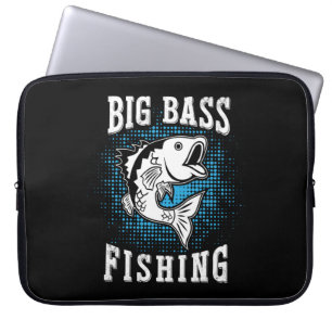 Fisher Gift Big Fishing Laptop Sleeve