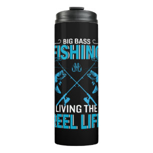 Fisher Gift Big Fishing Living The Life Thermal Tumbler