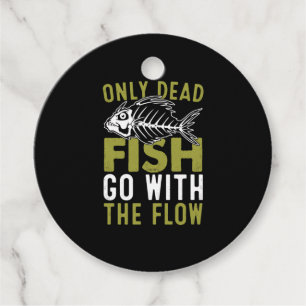 Fisher Gift Fish Go With The Flow Favour Tags