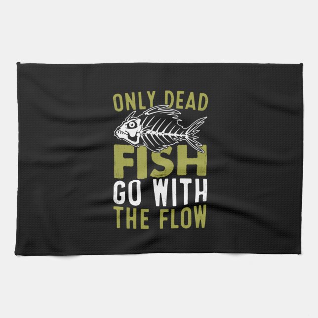 Fisher Gift Fish Go With The Flow Tea Towel (Horizontal)