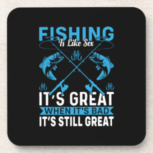 Fisher Gift Fishing Is Great Coaster