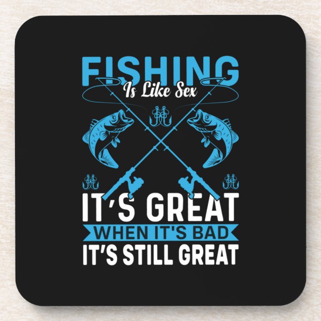 Fisher Gift Fishing Is Great Coaster (Front)