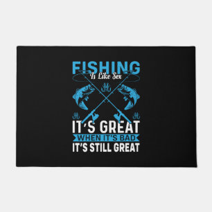 Fisher Gift Fishing Is Great Doormat