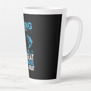 Fisher Gift Fishing Is Great Latte Mug