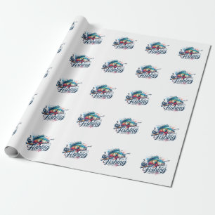 Fisher Gift I Like Fishing Wrapping Paper