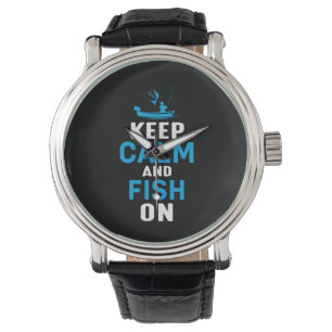 Fisher Gift Keep Calm And Fish On Watch