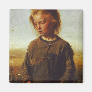 Fisher girl, 1874 magnet