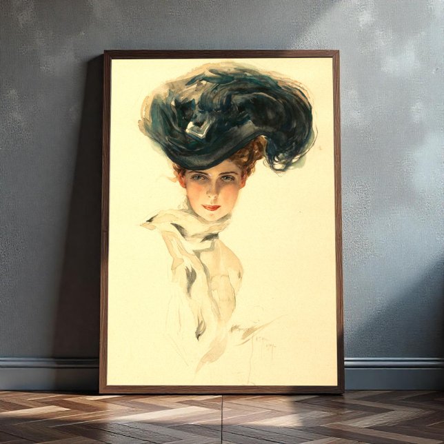 Fisher Girl, Harrison Fisher  Poster (Creator Uploaded)