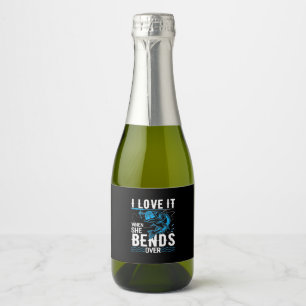 Fisher I Love It When She Fishs Over Sparkling Wine Label