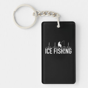 Fisher Ice Fishing Heartbeat Key Ring