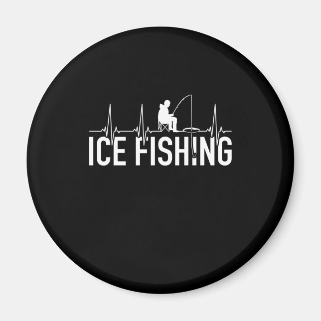 Fisher Ice Fishing Heartbeat Magnet (Front)