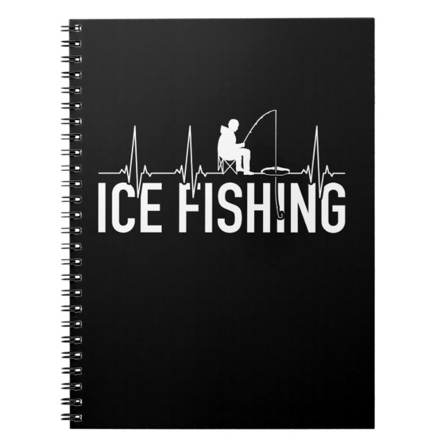 Fisher Ice Fishing Heartbeat Notebook (Front)