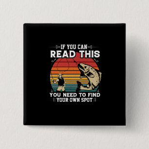 Fisher If You Can Read This 15 Cm Square Badge