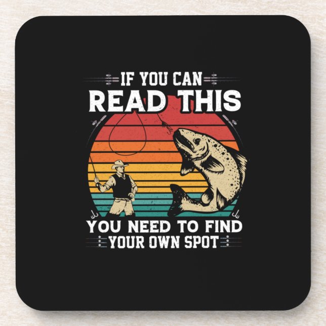 Fisher If You Can Read This Coaster (Front)