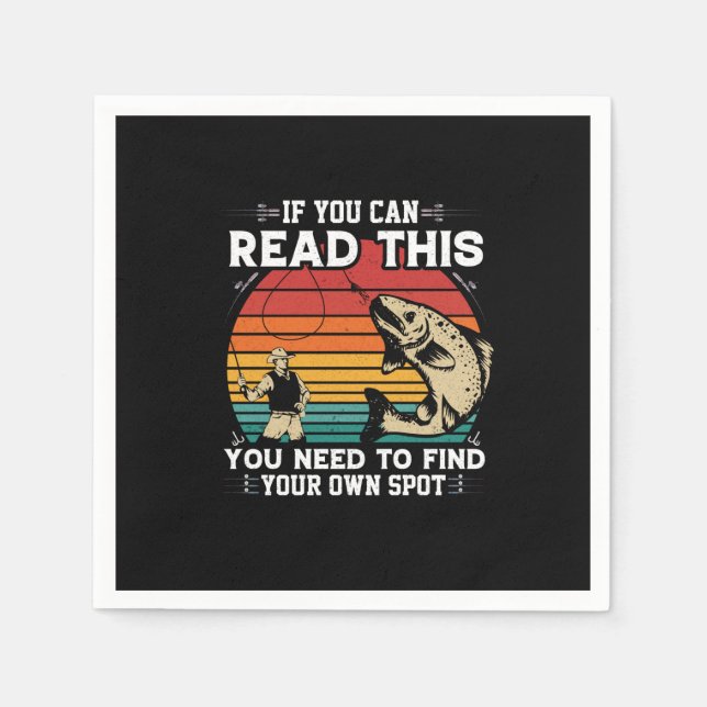 Fisher If You Can Read This Napkin (Front)