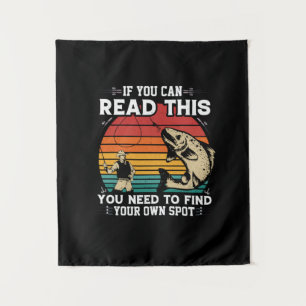Fisher If You Can Read This Tapestry