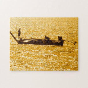 Fisher Men in Thailand Jigsaw Puzzle
