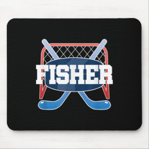Fisher Name Boys Hockey Play Ice Rink Field Stick  Mouse Pad