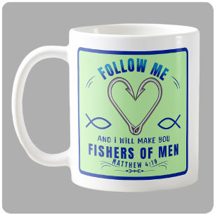 FISHER OF MEN MUG GREEN