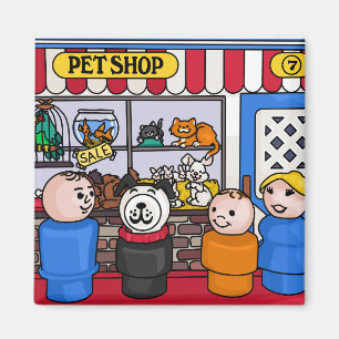 Fisher Price Little People Pet Shop Boy Magnet