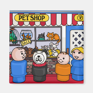 Fisher Price Little People Pet Shop Boy Magnet