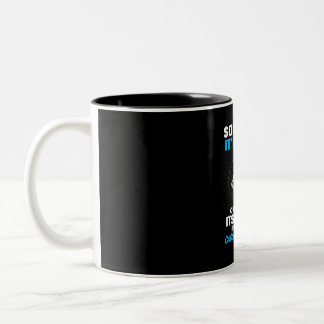 Fisher Sometimes It Is A Fish Two-Tone Coffee Mug