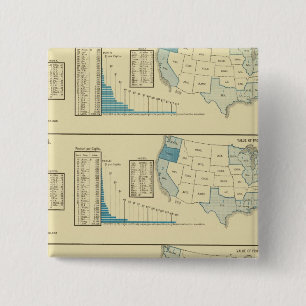 Fisheries 15 Cm Square Badge