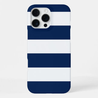 Fisherman Aesthetic Blue Striped iPhone 16 Pro Max Case