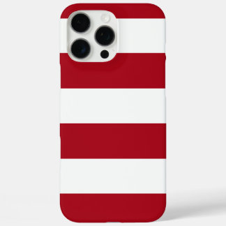 Fisherman Aesthetic Red Striped iPhone 16 Pro Max Case