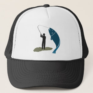 Fisherman and Big Catch Jumping Fish Hat