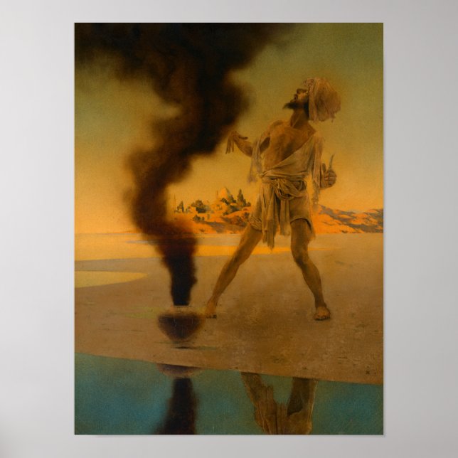 Fisherman and The Genie, from the Arabian Nights Poster (Front)