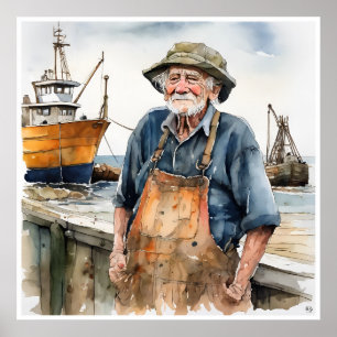 Fisherman - Archival Art Print