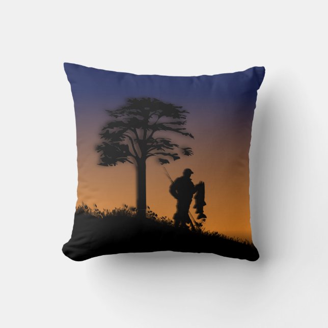 Fisherman at Dusk Cushion (Front)