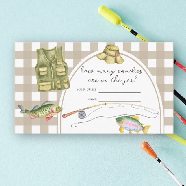 Fisherman baby shower - guess how many candies  enclosure card (Creator Uploaded)