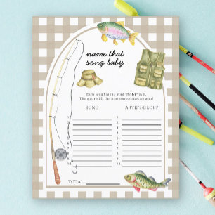 Fisherman baby shower - Name that Baby Song