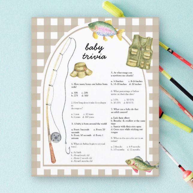 Fisherman - Baby Trivia | Baby Shower Game (Creator Uploaded)