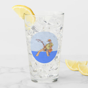 Fisherman Collins glass tumbler