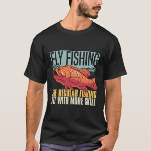Fisherman Cool - Angler Angling Fly Fishing T-Shirt