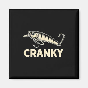 Fisherman Cranky Crankbait Fishing Fisher Magnet