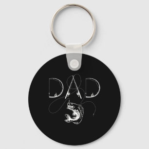 Fisherman Dad Fishing Enthusiast Fish Lover Daddy Key Ring