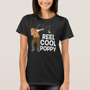 Fisherman Daddy Fishing poppy from Grandchildren T-Shirt