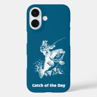 Fisherman, fishing iPhone 16 case