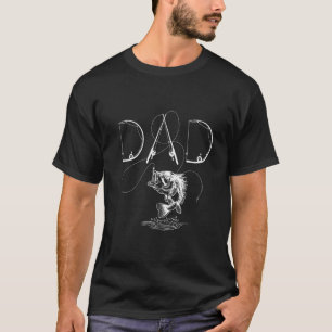 Fisherman Fishing Dad Happy Father's Day Fish App T-Shirt